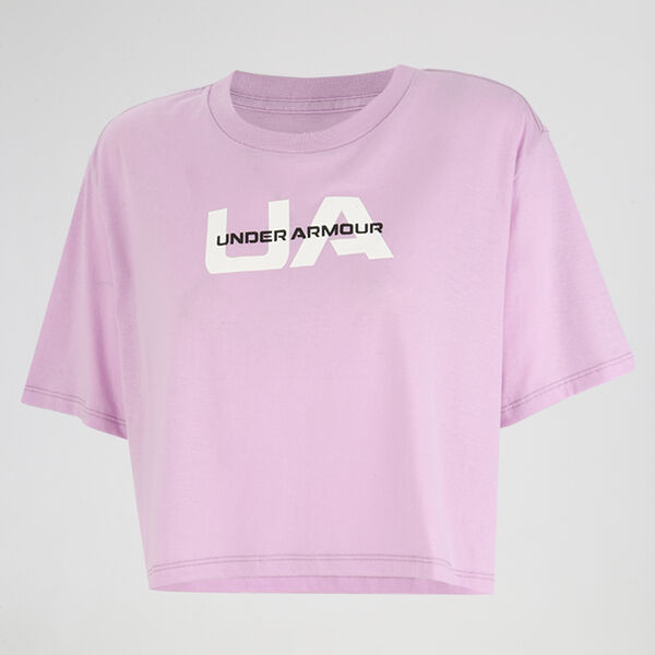 Remera Under Armour Boxy Crop Brand Mujer