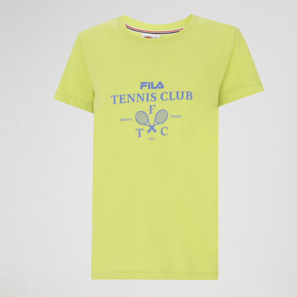 Remera cuello redondo Fila Club Tenis Mujer