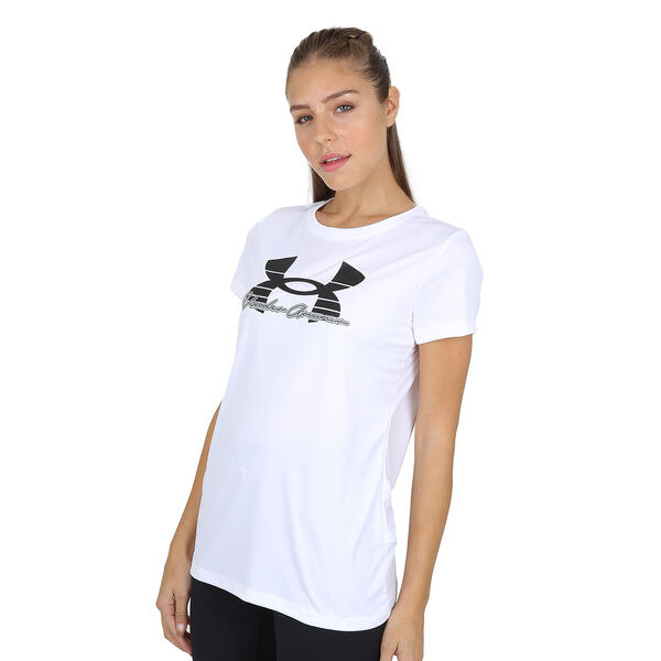Remera Entrenamiento Under Armour Tech Solid Scrpt Mujer