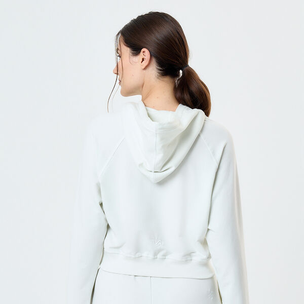 Buzo  Loop Up Lounge Soft Mujer- Comfort Blend- Crop/ Con Cierre