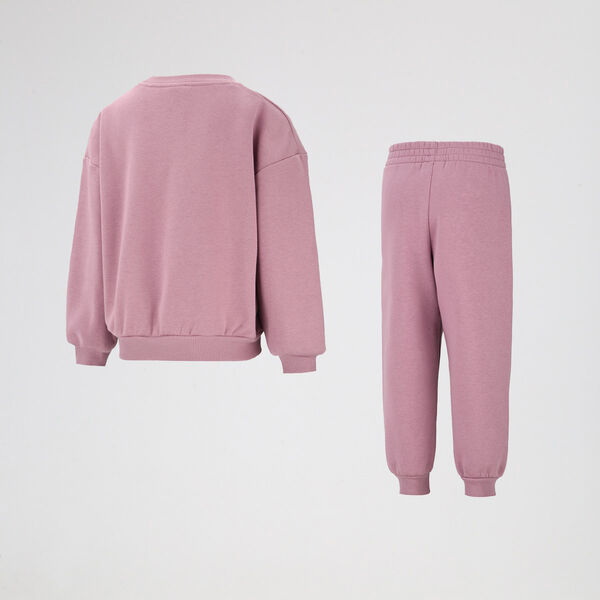 Conjunto Jordan Essential Fleece Crew Ni&ntilde;a