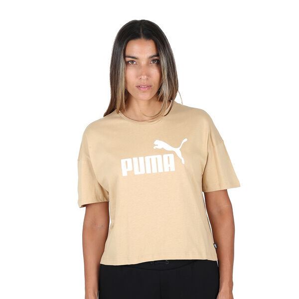Top Entrenamiento Puma Essentials Crop Logo Mujer