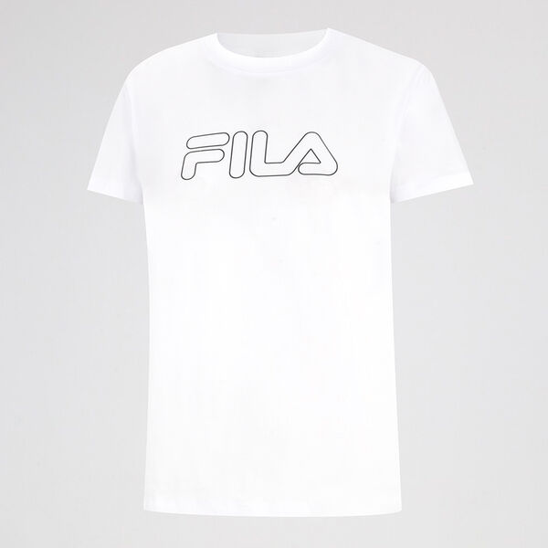Remera Fila Basic Outline Mujer algod&oacute;n