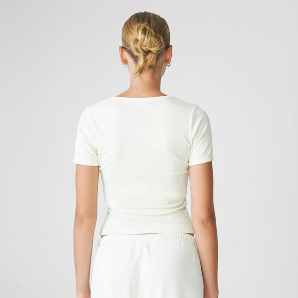 Remera Fila Slim Rib Mujer