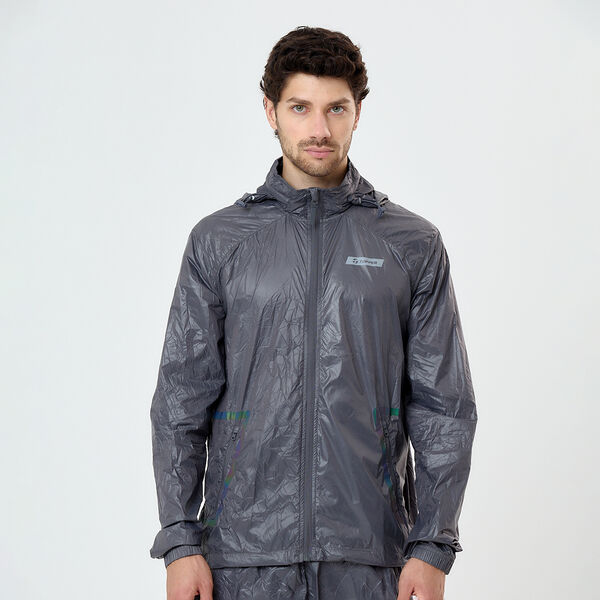 Campera Running Topper Crinkled Hombre