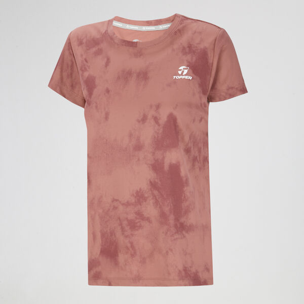 Remera Entrenamiento Topper Full Print para Mujer