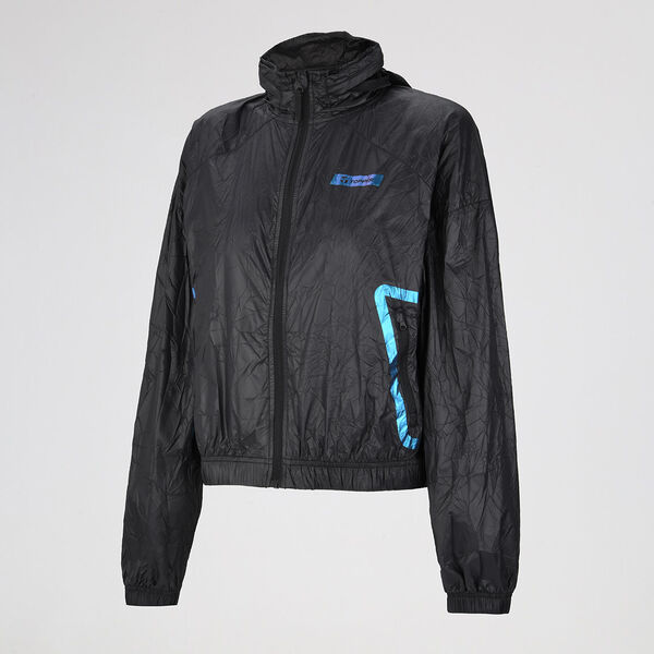 Campera Running Topper Crinkled Mujer