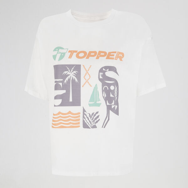 Remera Topper Loose de Mujer