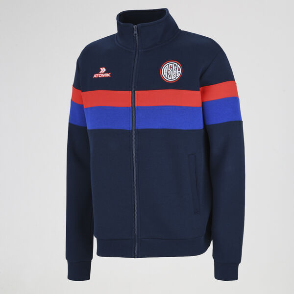 Buzo con Cierre San Lorenzo Atomik Retro Stripes 2026 Hombre
