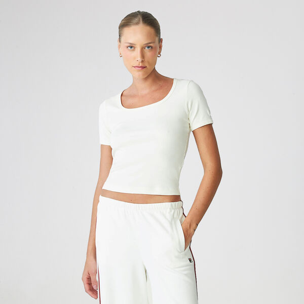 Remera Fila Slim Rib Mujer