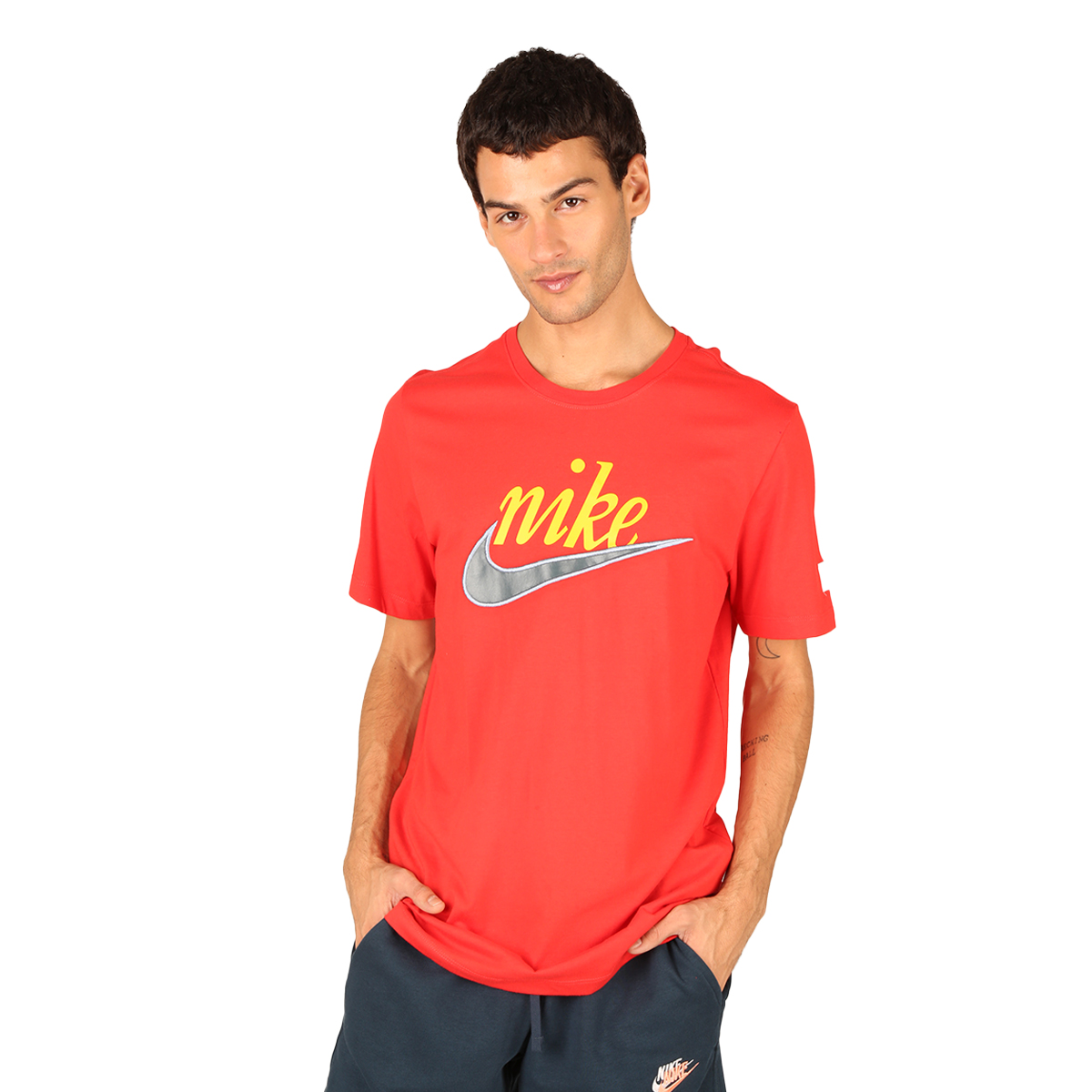 Remeras nike con cuello shop