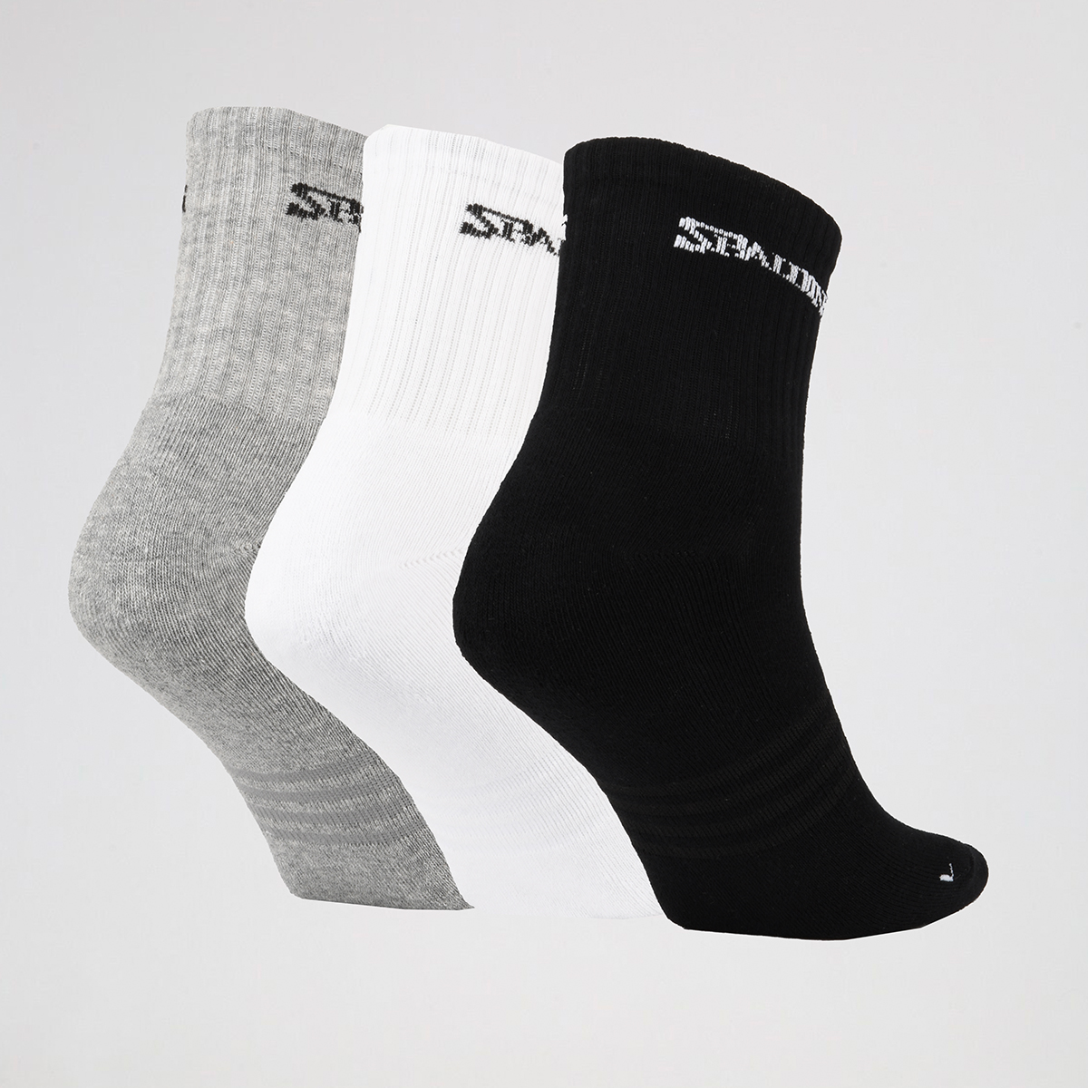 Pack De Medias algod&oacute;n Spalding Medium X3,  image number null