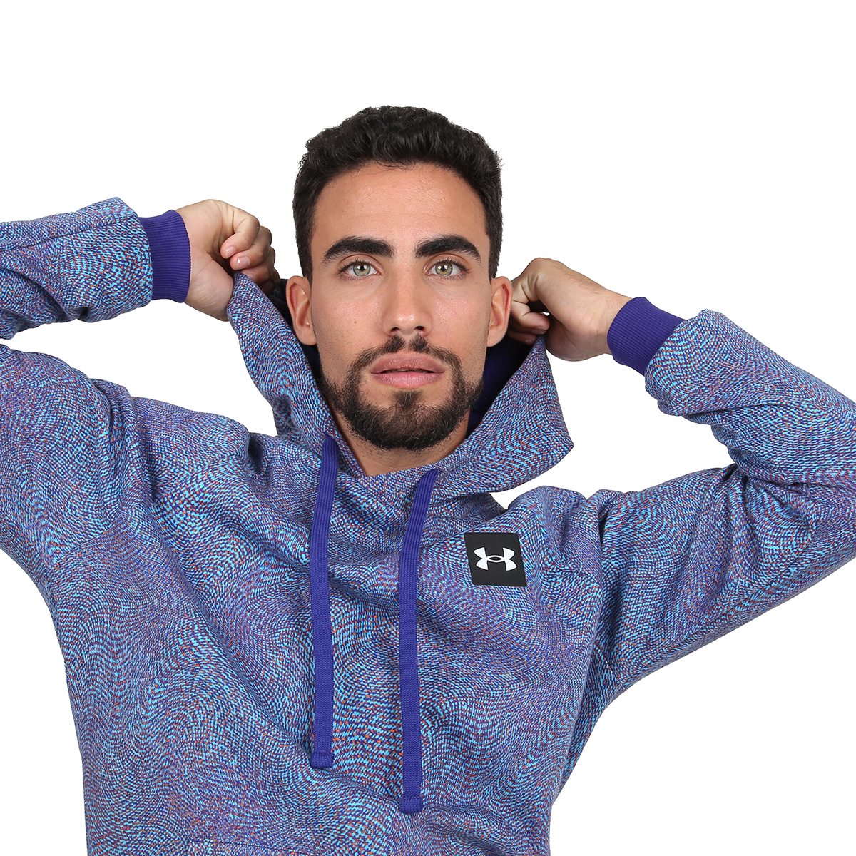 Buzo Entrenamiento Under Armour Rival Fleece Printed Hd Hombre