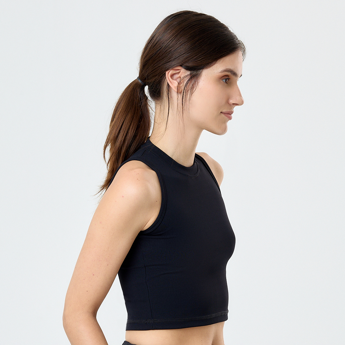 Musculosa Crop Loop Up Lounge Soft  - Comfort Blend- Crop,  image number null