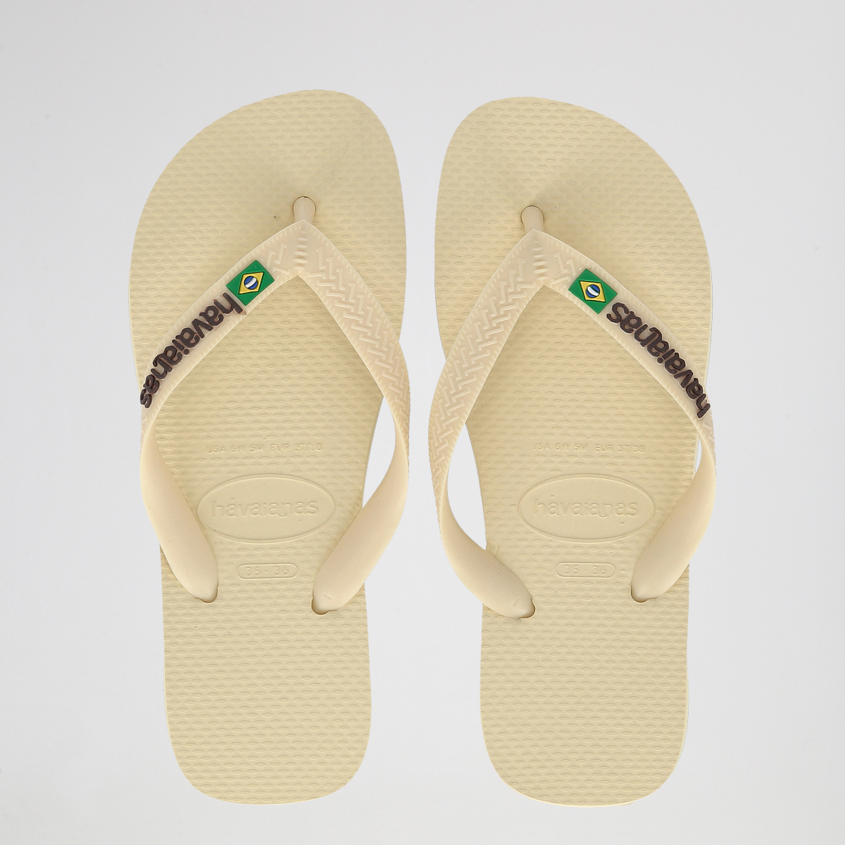 Ojotas Havaianas Brasil Logo goma Nataci&oacute;n,  image number null