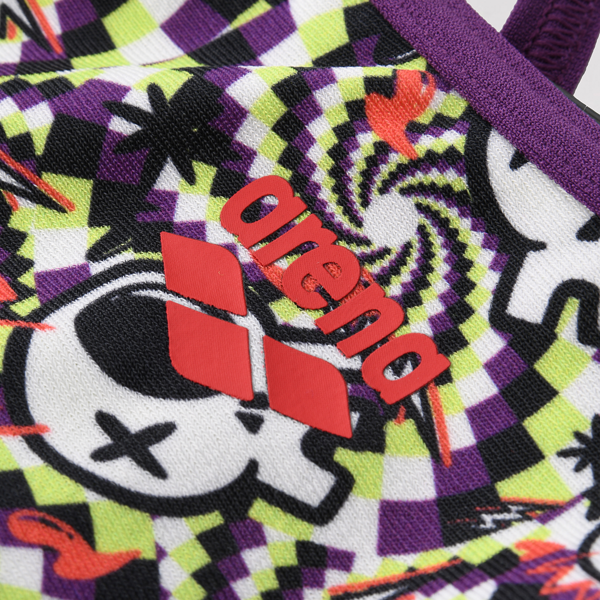 Traje de Ba&ntilde;o Arena Fun Skulls Light Drop 590 Ni&ntilde;a,  image number null