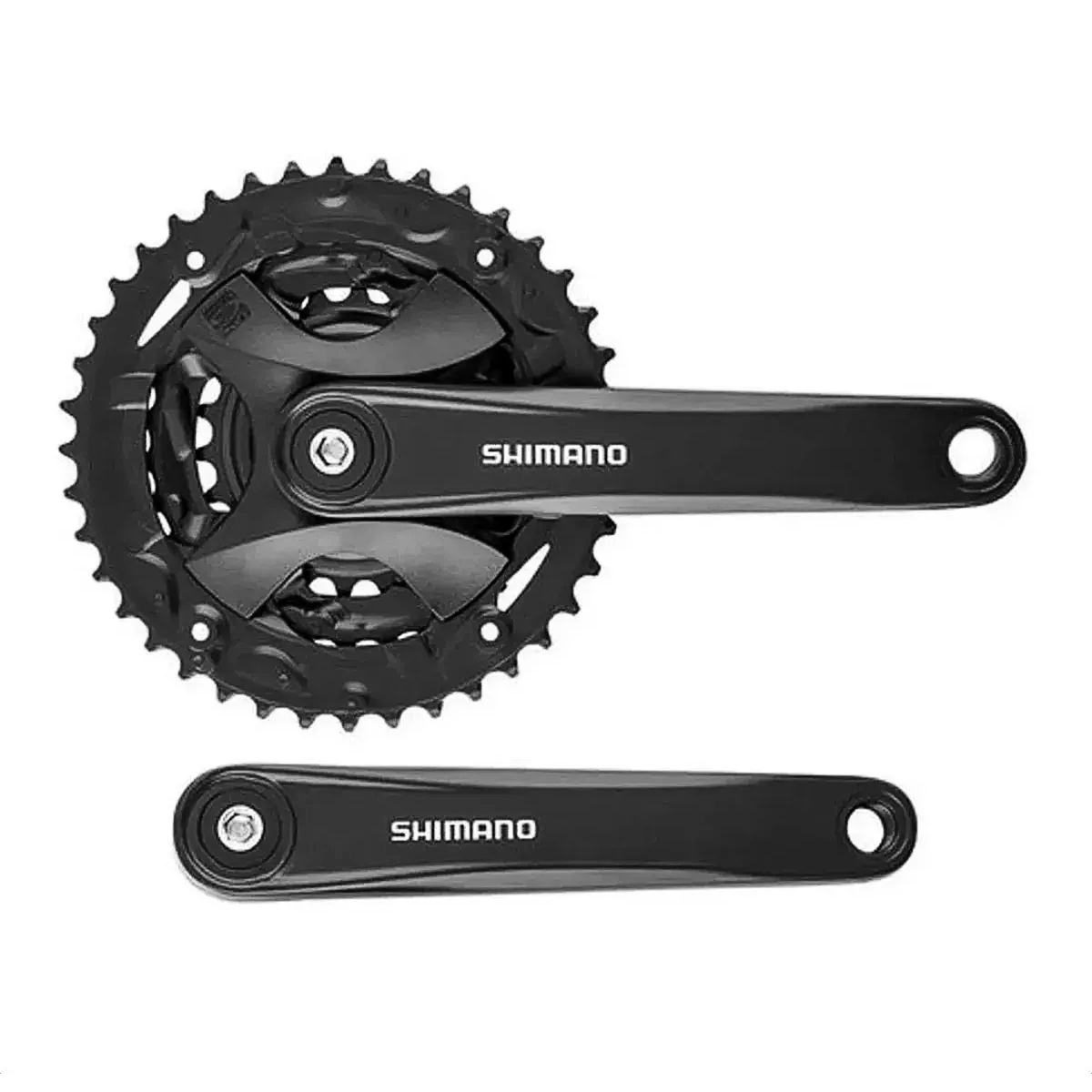 Set Shimano Plato Y Palanca Fc-mt101 9v,  image number null