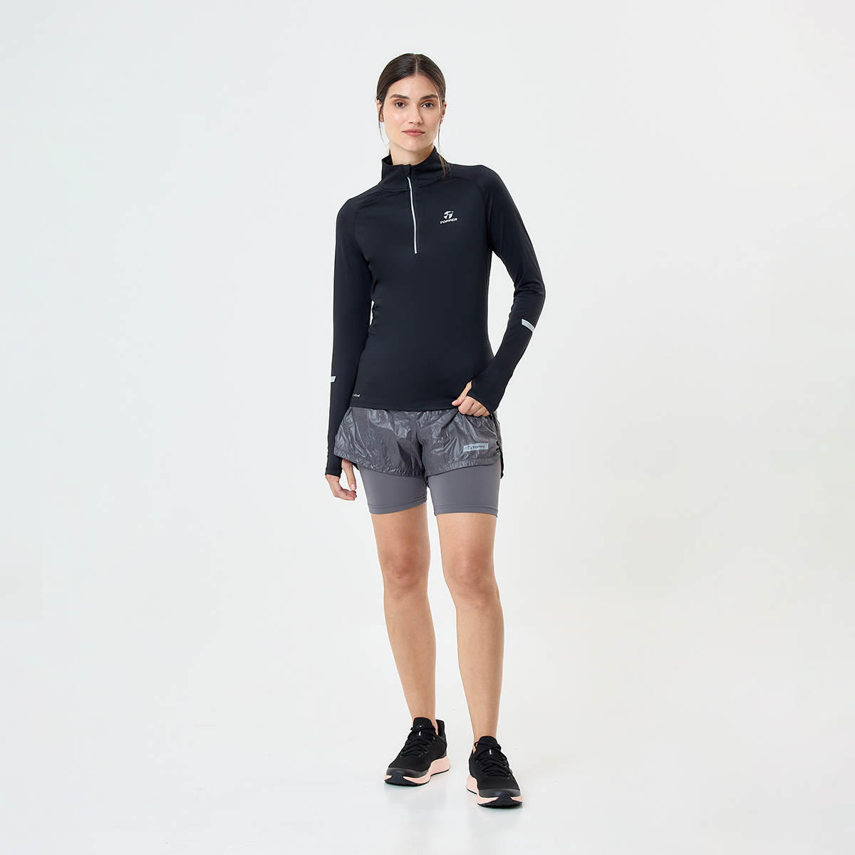 Buzo Running Topper Rng II Mujer,  image number null