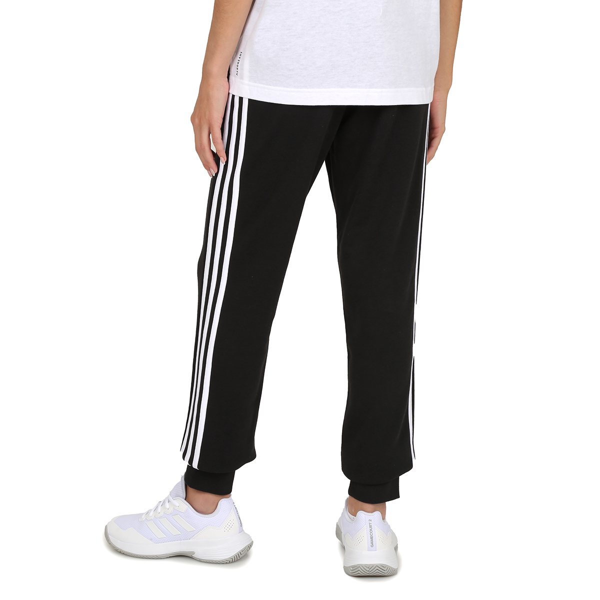 Pantalón adidas Essentials French Terry 3 Bandas,  image number null