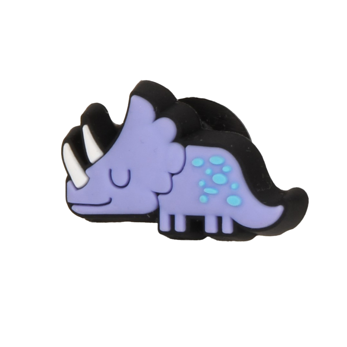 Pin Crocs Jibbitz Purple Dino,  image number null