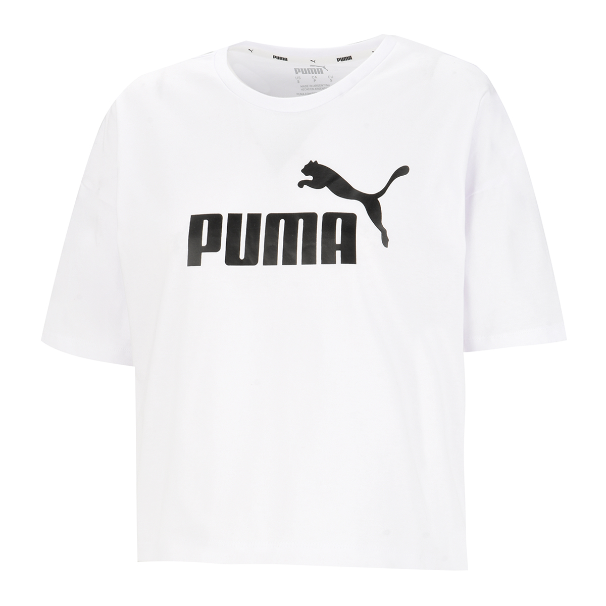 Remera Urbana Puma Essentials Crop Logo Mujer,  image number null