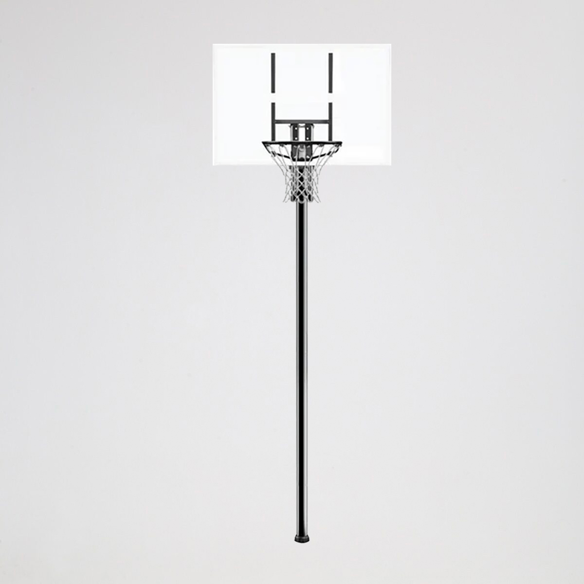 Set De Tablero Y Aro De Basquet Spalding Silver In Ground 30,  image number null