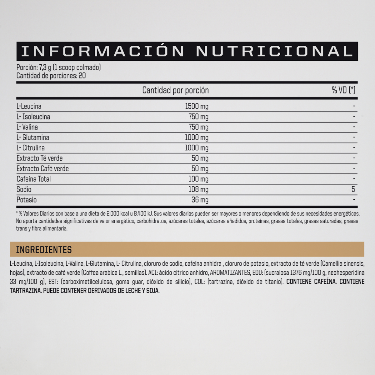 Aminoácido ENA Sport Truemade Amino Full 146 Grs,  image number null