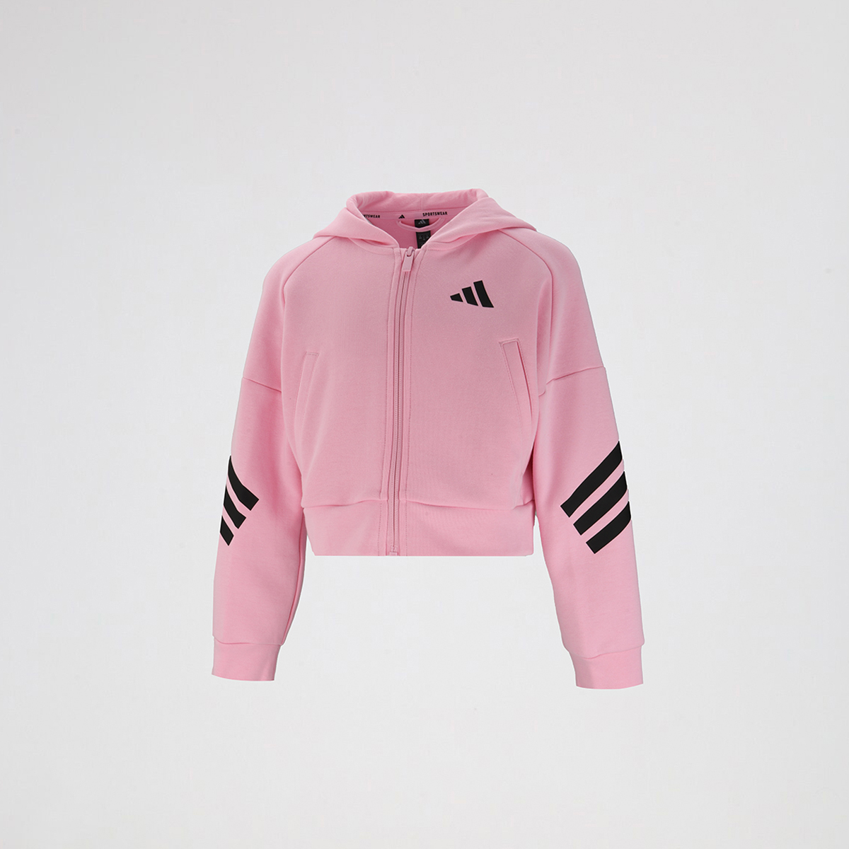 Campera adidas Future Icons 3 Tiras Full Zip Niña,  image number null