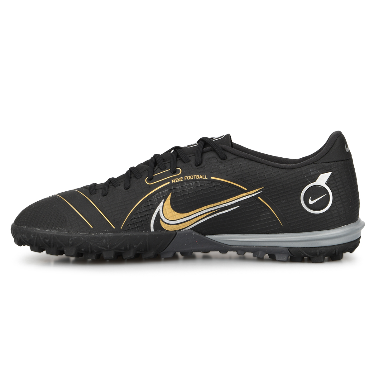 Botines nike negro y dorado hot sale
