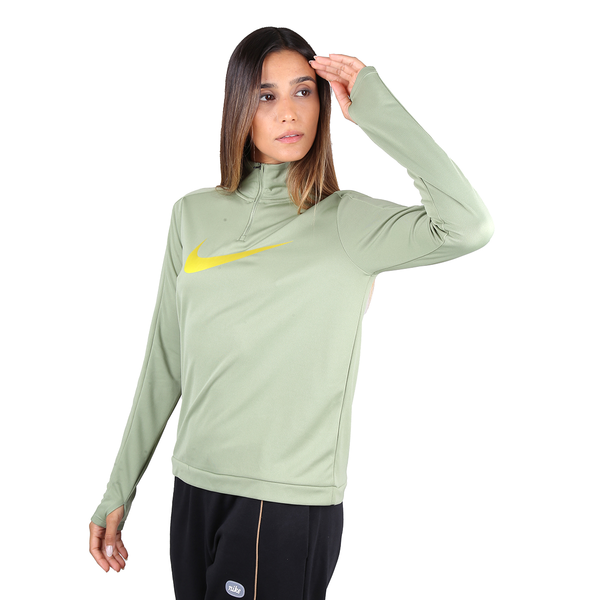 Buzo Running Nike Dri fit Swoosh Mujer StockCenter