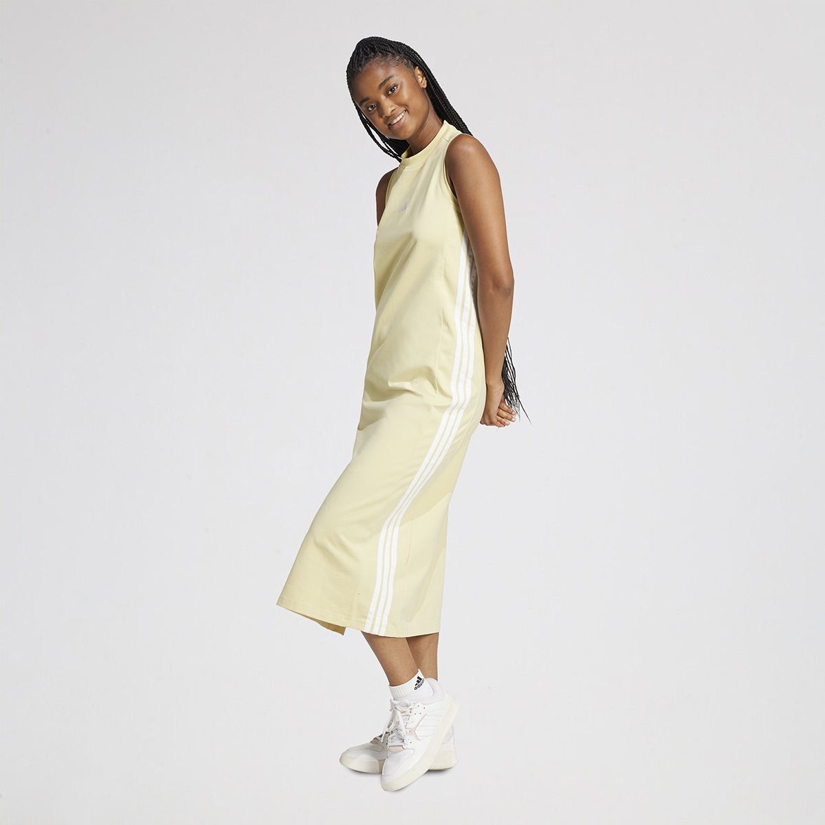 Vestido adidas Essentials 3 Tiras Long Racerback Mujer,  image number null