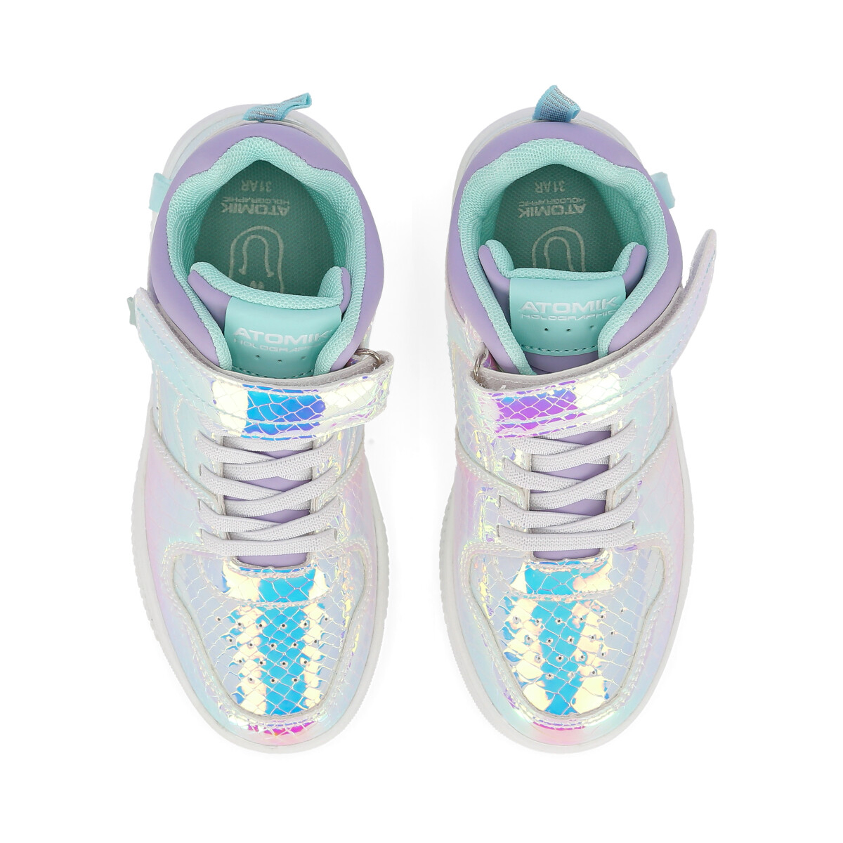 Zapatillas Skateboard Atomik Purpurin para niños,  image number null