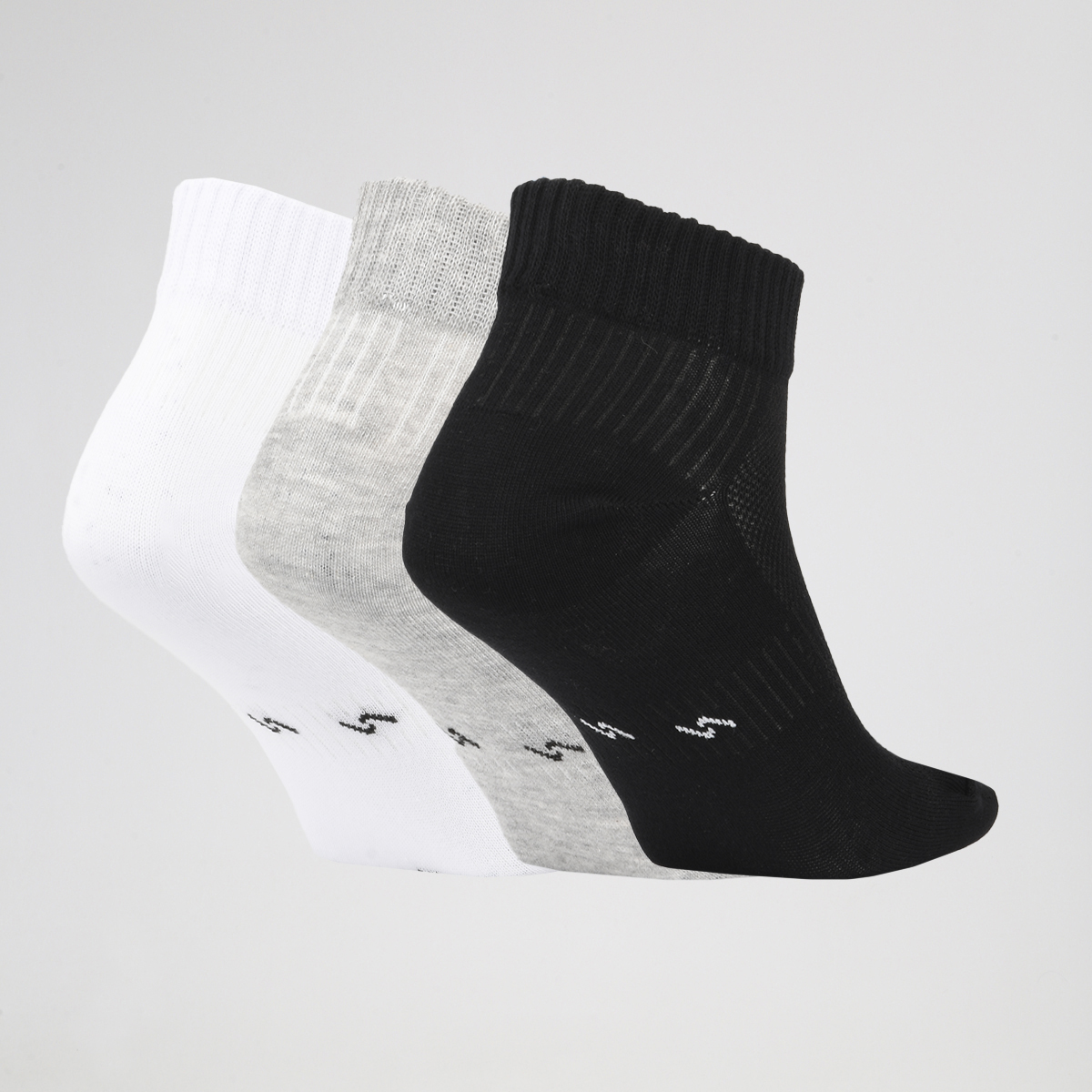 Pack de Medias Set Sport Classics Quater X3 Hombre,  image number null