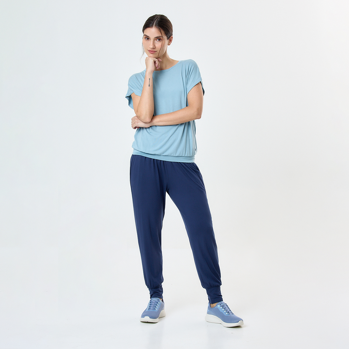 Babucha Loop Up Lounge  Soft Mujer- Comfort blend- Tiro Medio,  image number null