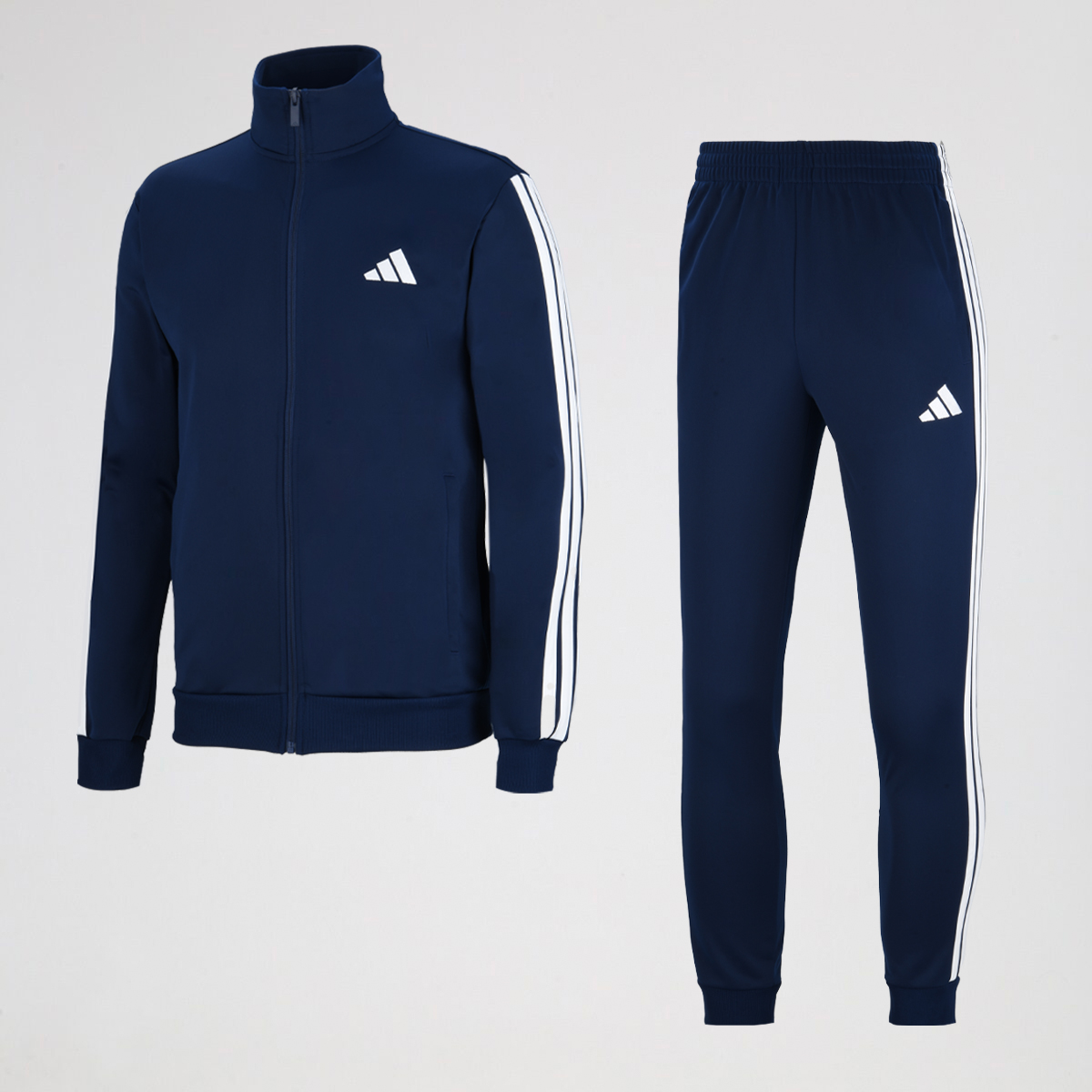 Conjunto adidas Basic Tricot 3 Tiras para Hombre,  image number null