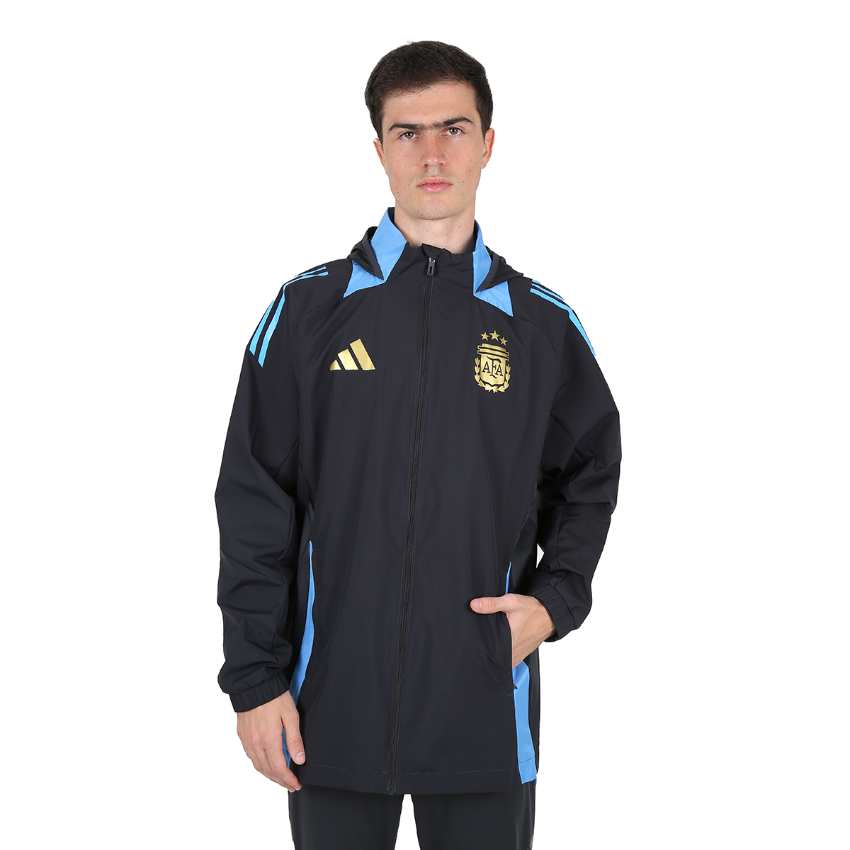 Campera Fútbol adidas Argentina Tiro 24 All Weather Hombre,  image number null