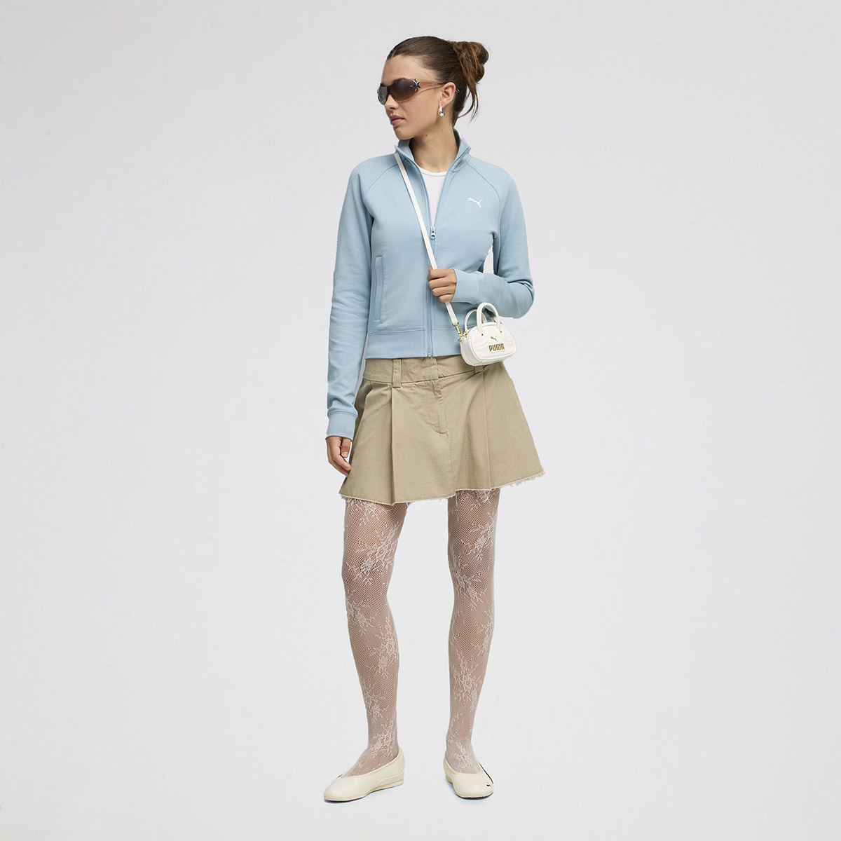 Buzo con cierre puma essentials semi ajustado mujer — imagen 4