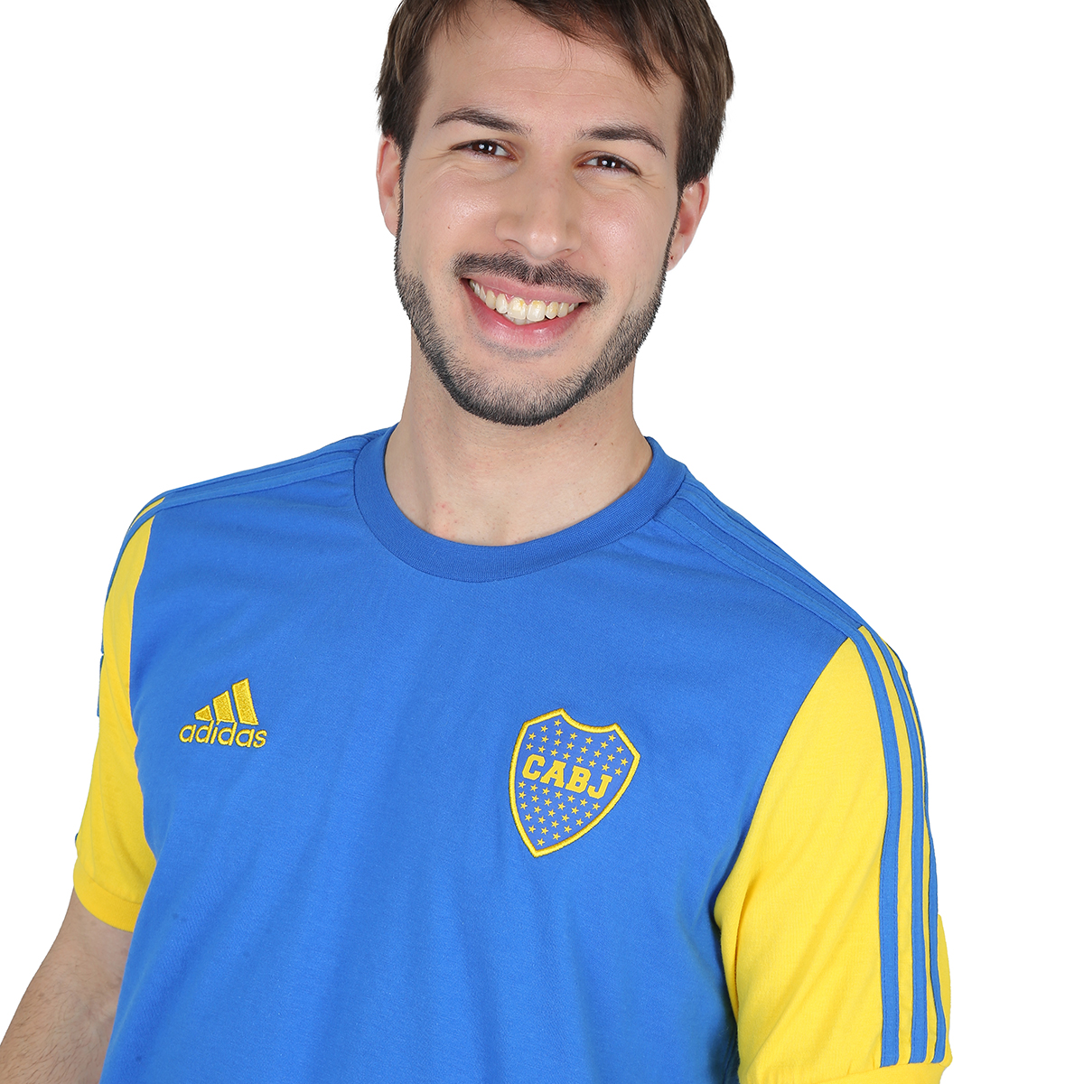 Remera Fútbol adidas Boca Juniors 3 Tiras Hombre,  image number null