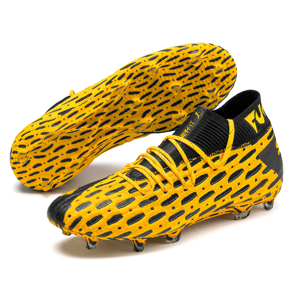 Botines top puma amarillos