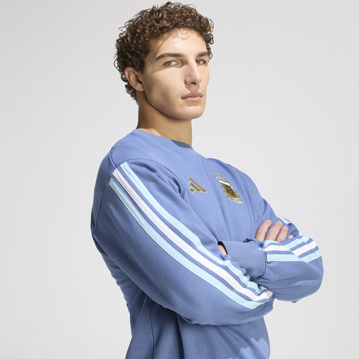 Buzo cuello redondo Argentina adidas 2026 Hombre,  image number null