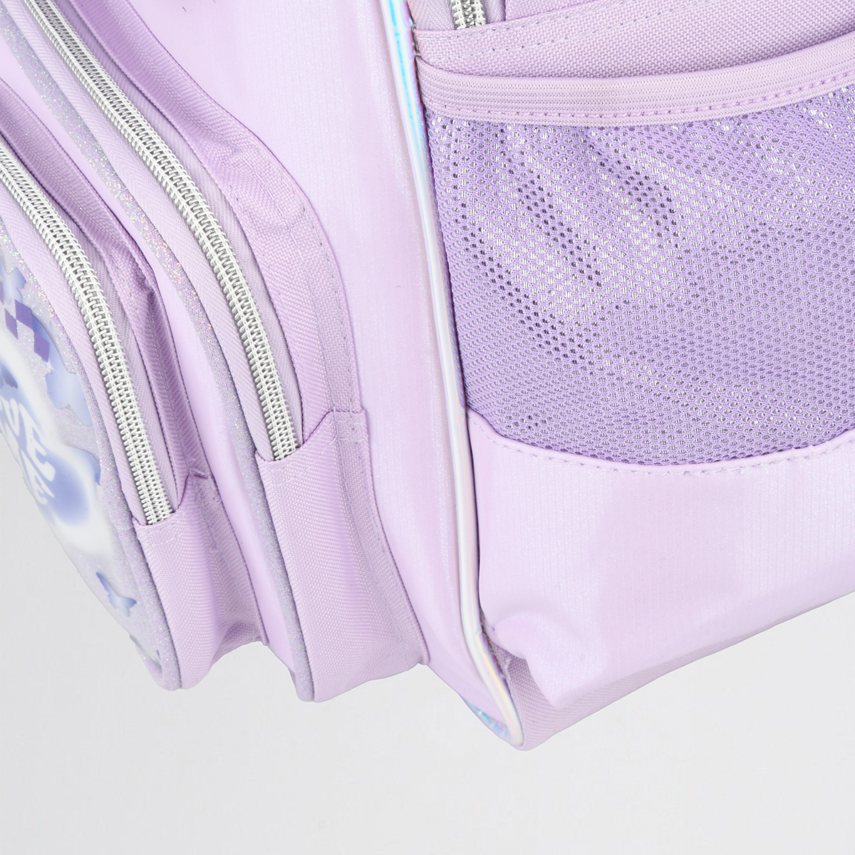 Mochila Footy Espalda Glow Fly 18 Ni&ntilde;a con estuche,  image number null