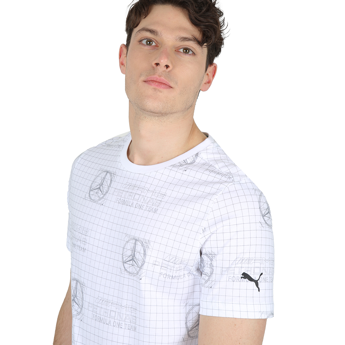 Remera Urbana Puma Mapf1 Aog Logo Hombre,  image number null
