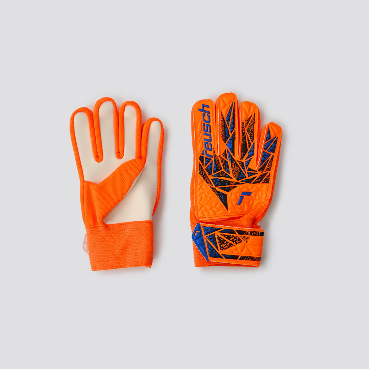 Guantes Fútbol Reusch Semi Profesional Attrakt Starter Solid Niño PVC,  image number null