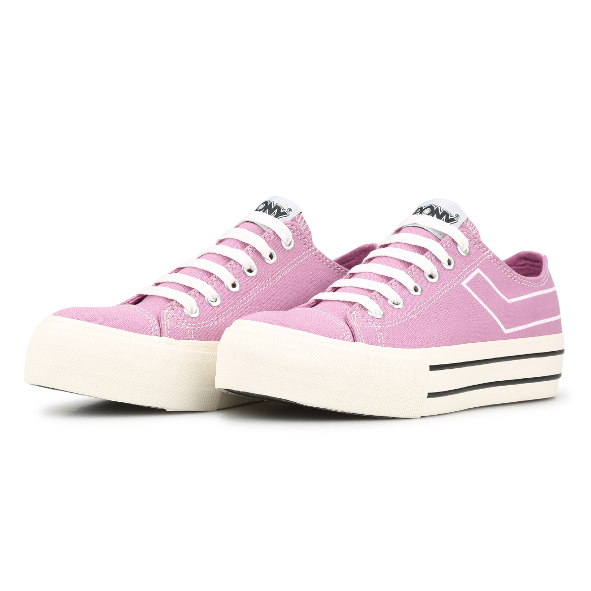 Zapatillas pony con plataforma outlet