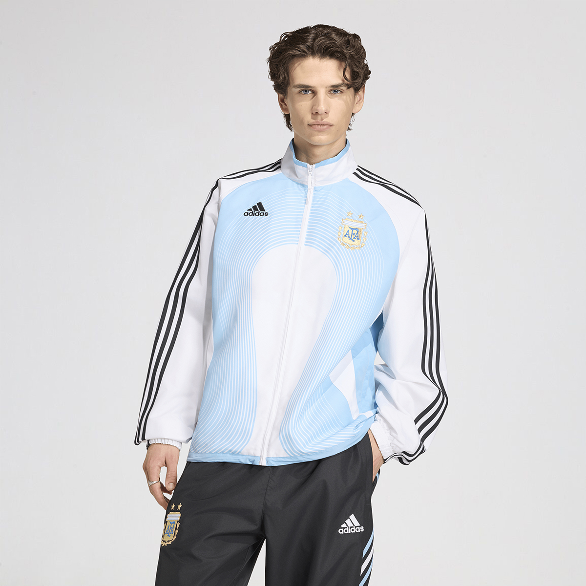 Campera Argentina adidas Titular 2006 Rompeviento Hombre,  image number null