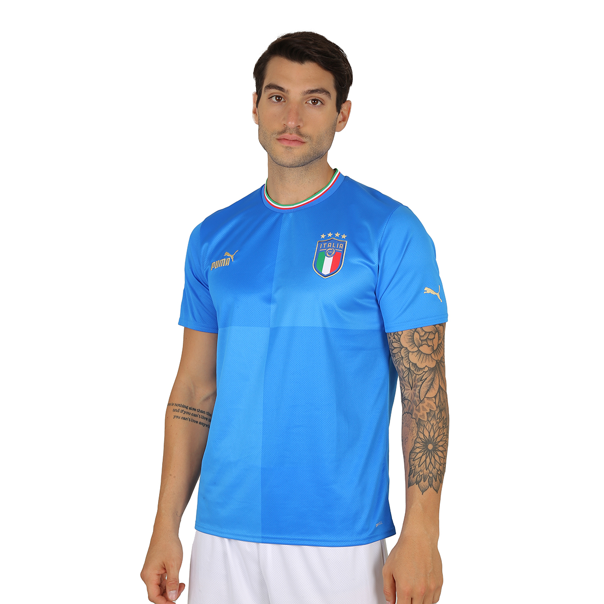 Camiseta Italia Puma Titular Replica 22 23 Hombre