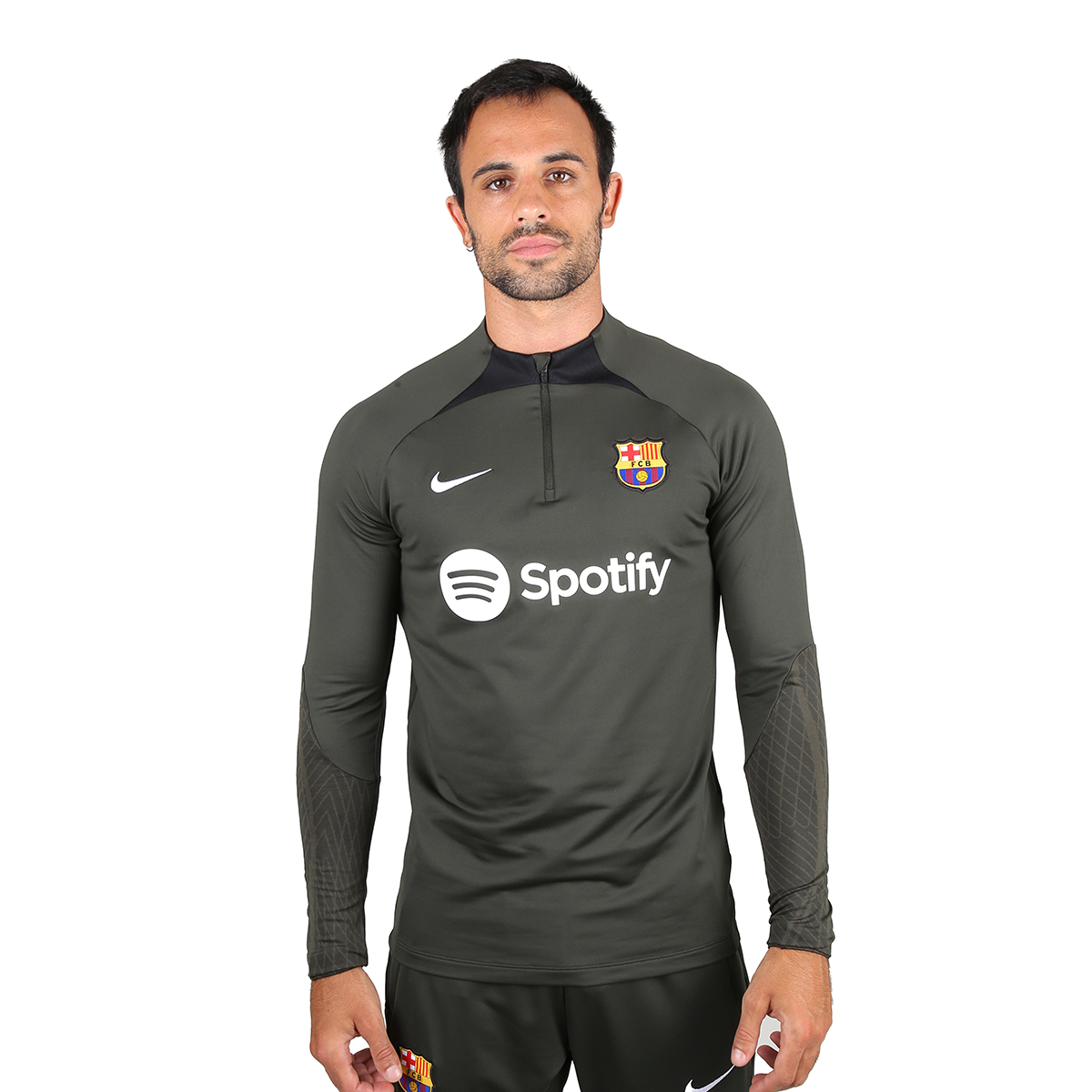 Camiseta Fútbol Nike Fc Barcelona Strike Manga Larga Hombre ...