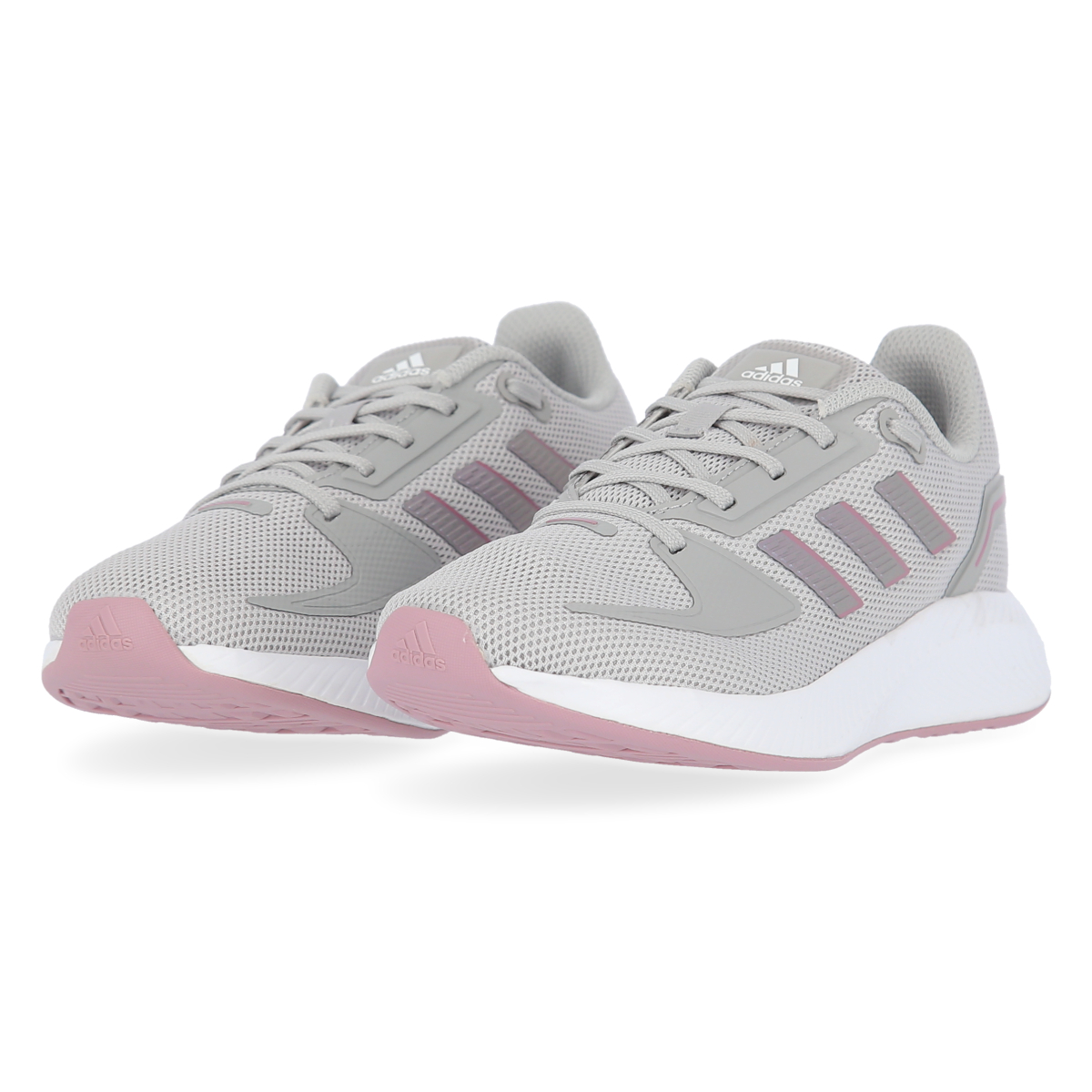 Adidas falcon mujer blancas y rosas top
