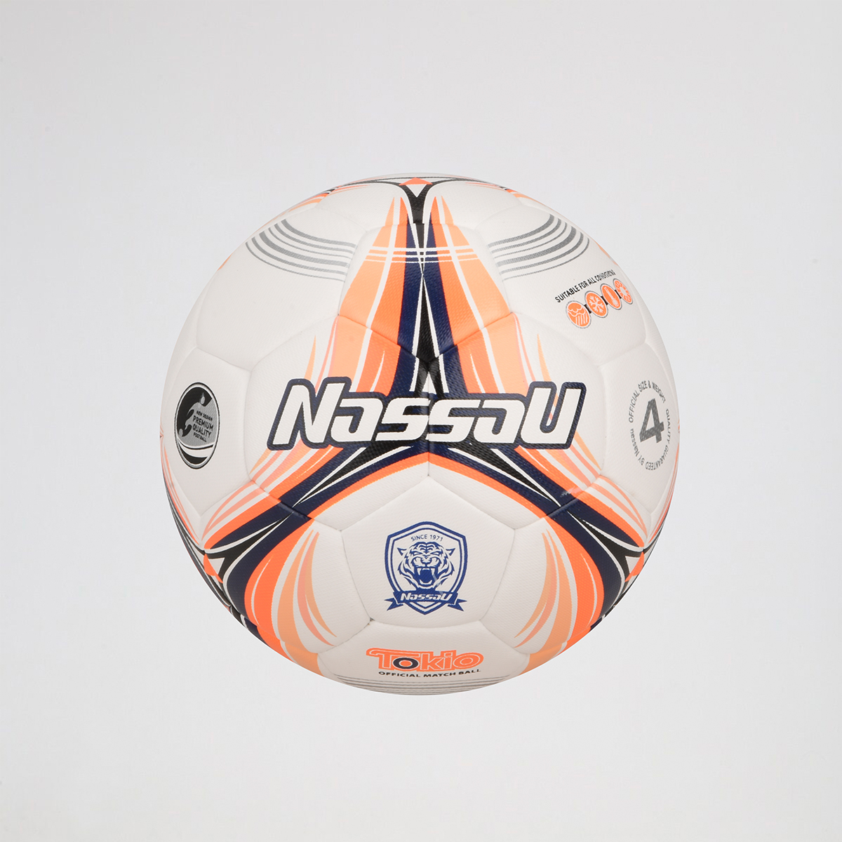 Pelota F&uacute;tbol Nassau Tokio N4,  image number null