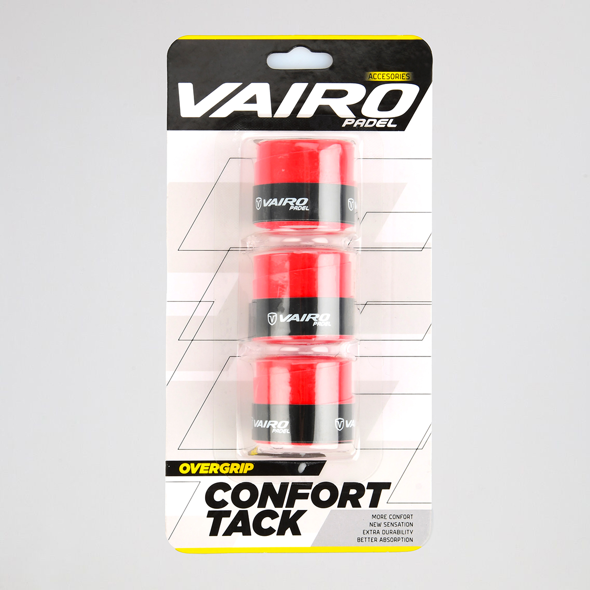 Cubre Grips Pádel Vairo Confort Tack X3,  image number null